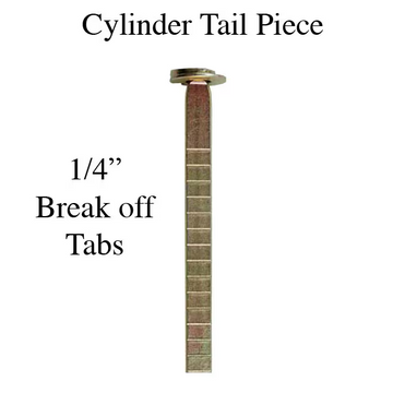 Replacement Cylinder Tail Piece With Break Off Tabs